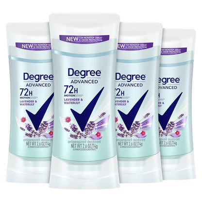 Degree Antiperspirant Deodorant Sexy Intrigue 72-Hour Sweat & Odor Protection Antiperspirant Deodorant For Women with Body Heat Activated Technology 2.6 oz (Pack of 2)