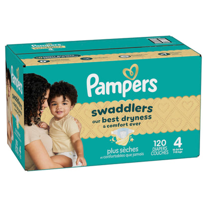 Pampers Swaddlers Baby Diapers, Size 5, 132 Count