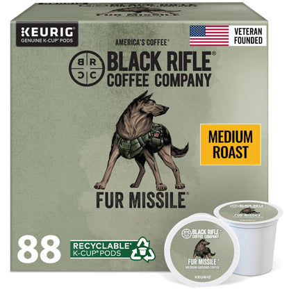 Black Rifle Coffee Medium Roast K Cup Coffee Just Black 32 Count