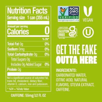Zevia Zero Sugar Soda, Cola, 12 oz Cans (24-Pack) – Naturally Sweetened, Zero Calorie Sugar Free Soda - Non-GMO Project Verified, Gluten-Free, Vegan