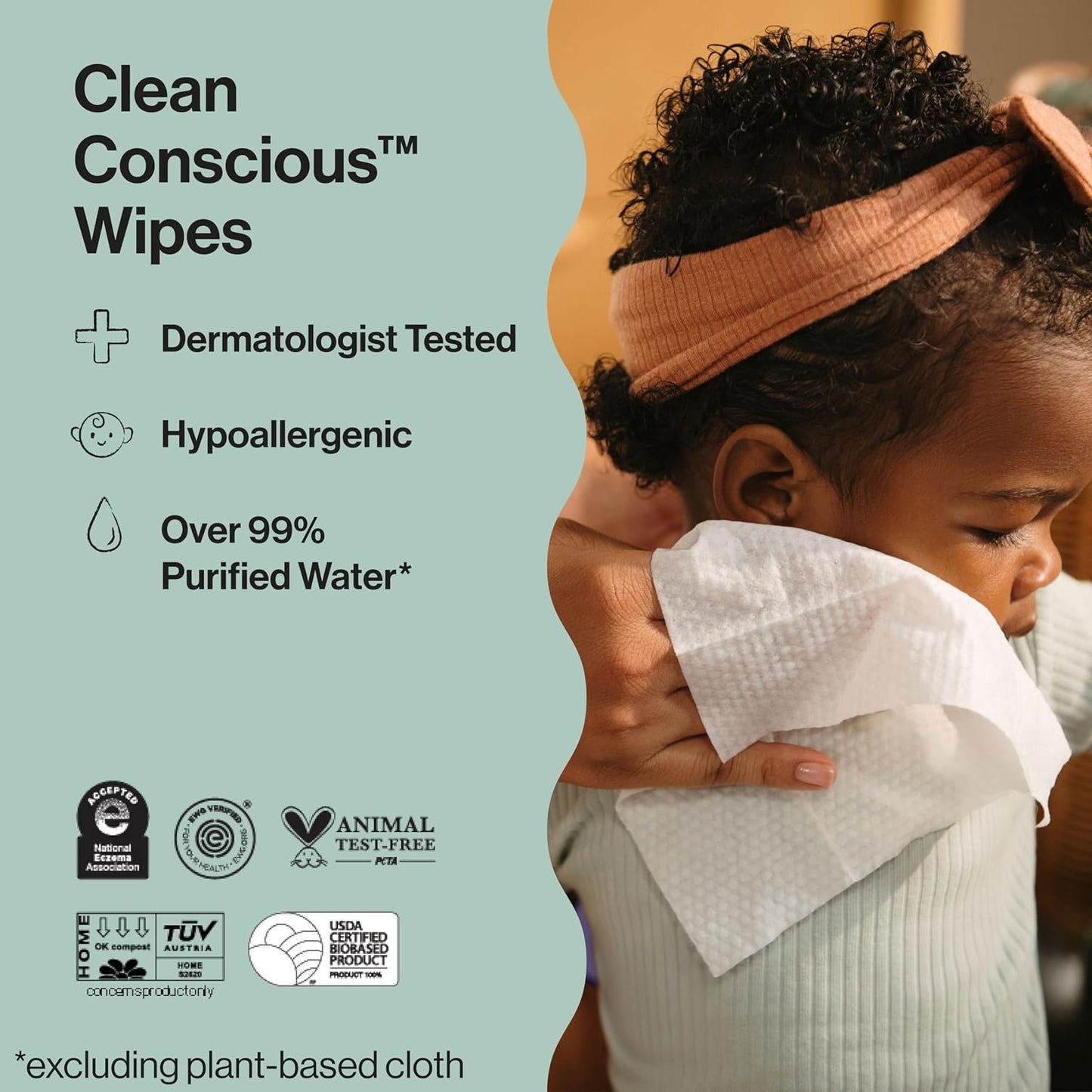 The Honest Company Multi-Use Baby Wipes, Pattern Play, 720 Count
