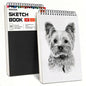 Soucolor Sketch Book 9" x 12", 100 Sheets Kids Art Sketchbook Drawing Pad