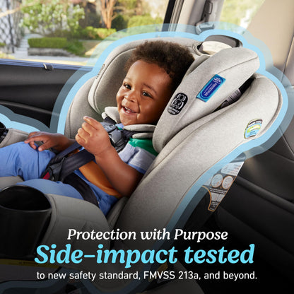 Graco Extend2Fit Convertible Car Seat, Rear and Forward Facing Car Seat with Adjustable Extension Panel for Extra Legroom, Great Gift for Baby Shower or Baby Registry, Redmond