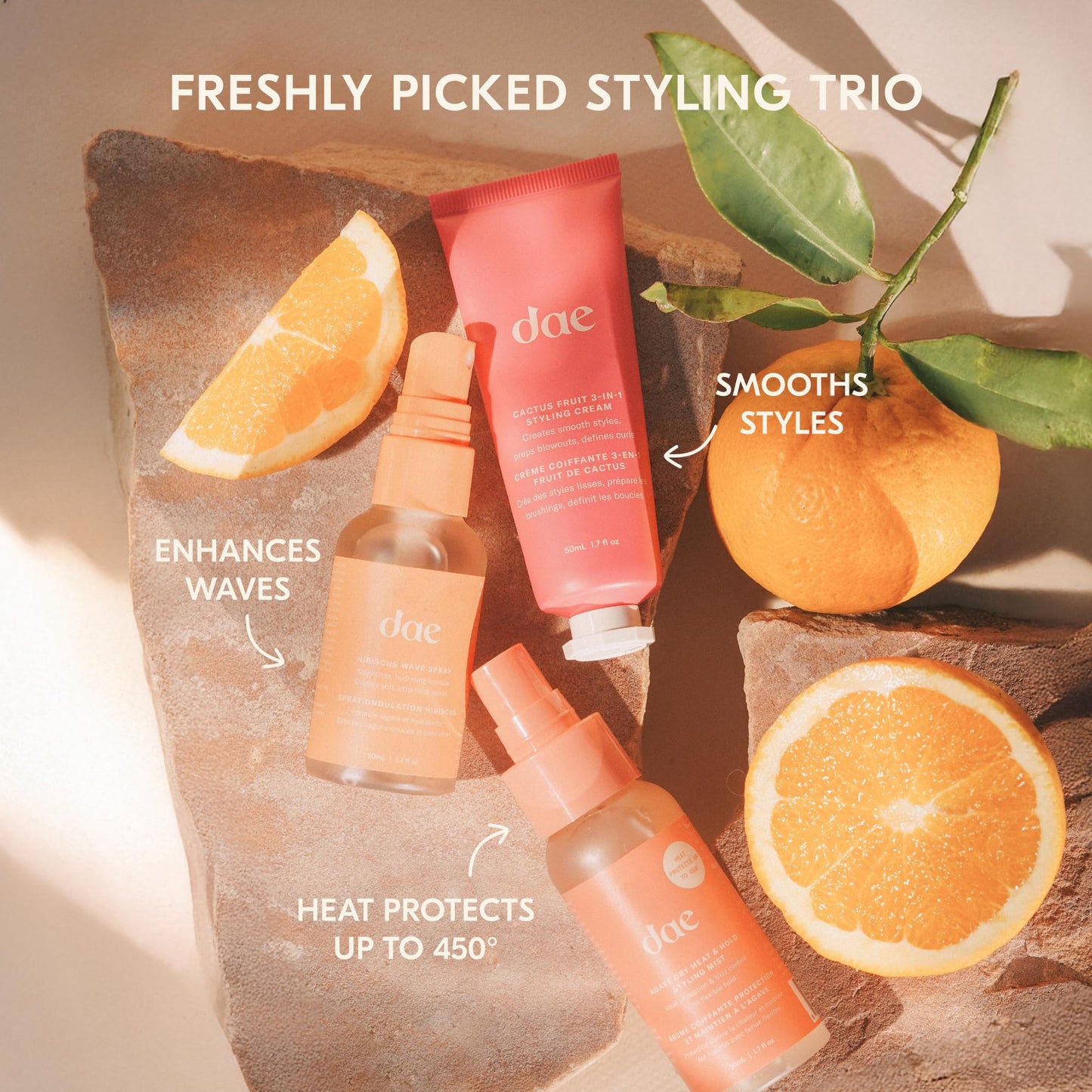 DAE Cactus Fruit 3-In-1 Styling Cream - Smooths Styles & Preps Blowouts