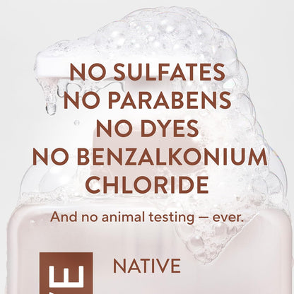 Native Liquid Hand Soap, Toasted Vanilla & Honey Scent, Non-Drying Formula for Soft, Smooth Hands, Made with Plant-Based Cleansers, Sulfate & Paraben Free, 13 oz Bottle