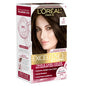L'Oreal Paris Excellence Crème Permanent Hair Dye, Triple Care Hair Color with Hyaluronic Acid for 100% Gray Coverage, 4 Dark Brown, 1 Kit (Packaging May Vary)