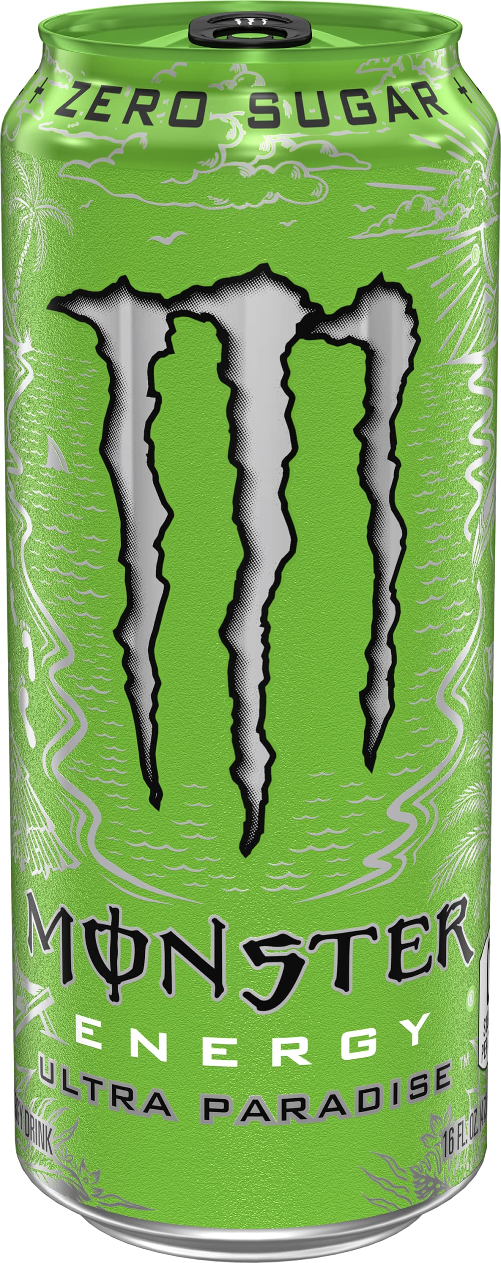 Monster Energy Zero Ultra, Sugar Free Energy Drink, 16 Ounce