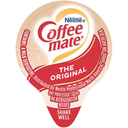 Nestle Coffee mate Original Non-Dairy Creamer Singles, 0.375 oz, 180-Pack