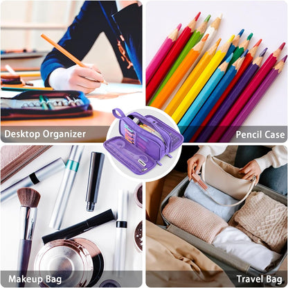 TOPBIDAI Large Pencil Case Pouch for Girls Boy Women Men Adults