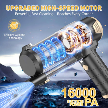 KMM Handheld Car Vacuum Cleaner, Hand Held Vacuum Cleaner and Air Duster