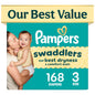 Pampers Swaddlers Baby Diapers, Size 5, 132 Count