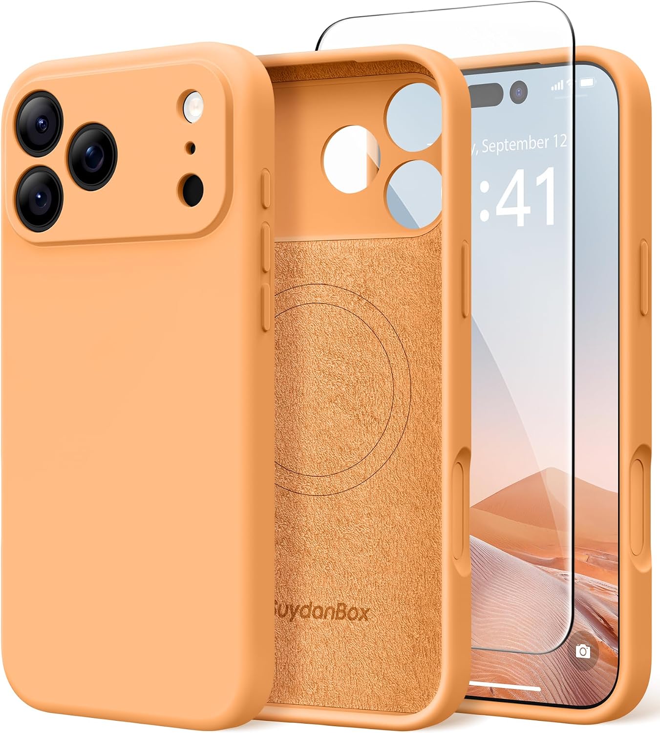 Magnetic for iPhone 17 Case Silicone Matcha