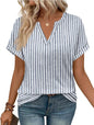 WIHOLL Womens Blouses Spring Tops Short Sleeve Shirts Dressy Casual Summer Vacation Fashion Clothing 2026