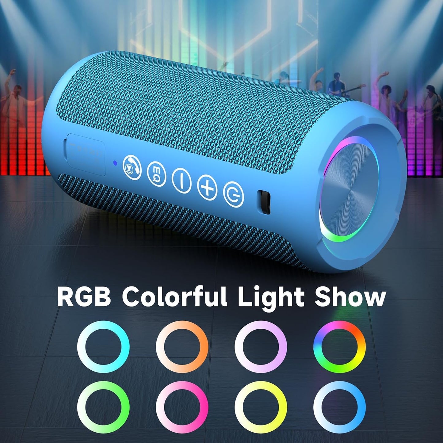 Ortizan X10 Portable Bluetooth Speaker (1st Gen), IPX7 Waterproof, Wireless
