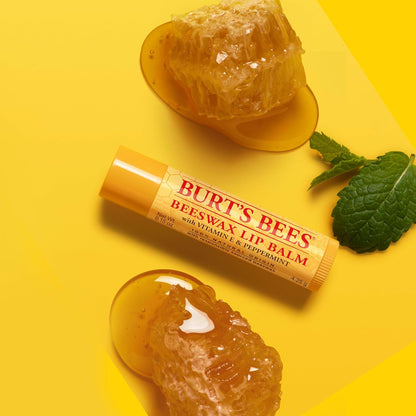 Burt's Bees Lip Balm, Pomegranate, 0.15 oz., 4 Tubes