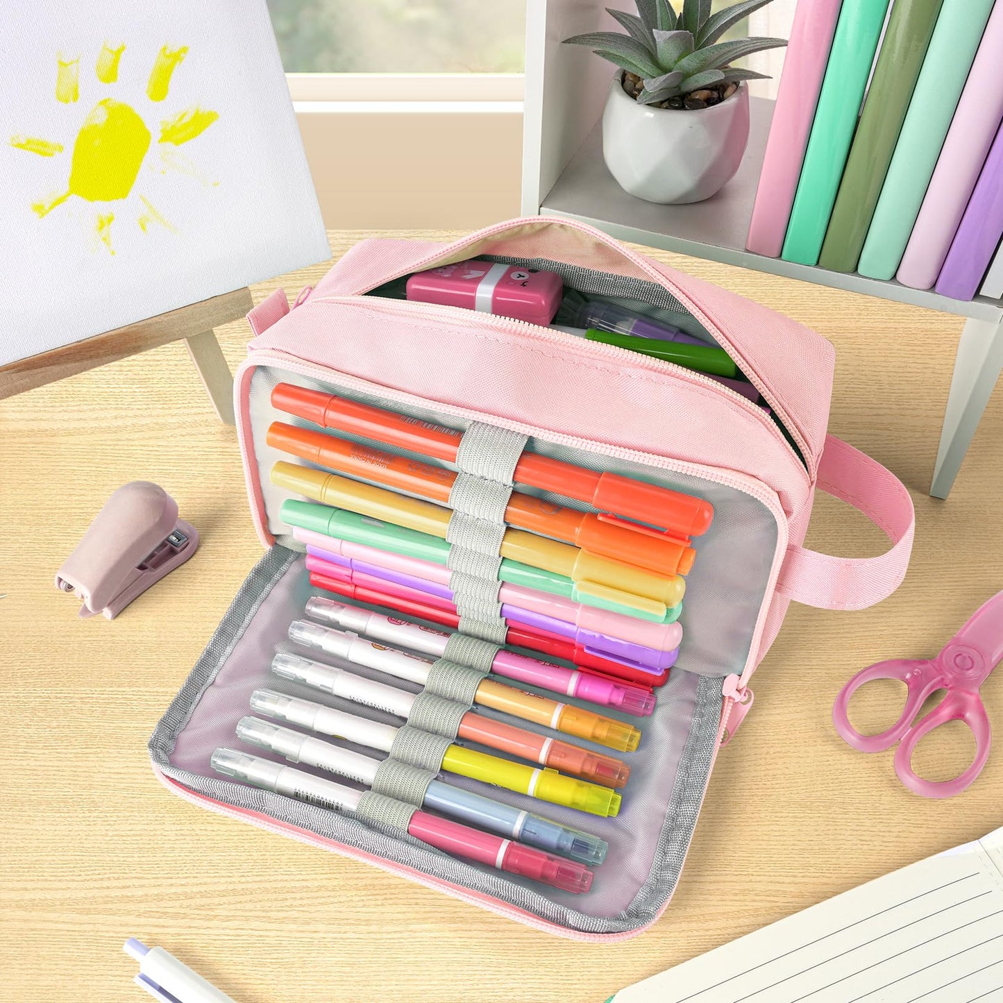 Sooez Original High Capacity Pencil Case, Big Pencil Bag Pouch Organizer
