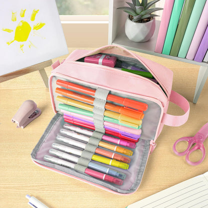 Sooez Original High Capacity Pencil Case, Big Pencil Bag Pouch Organizer