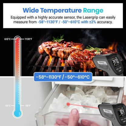 Etekcity Infrared Thermometer Laser Temperature Gun 774