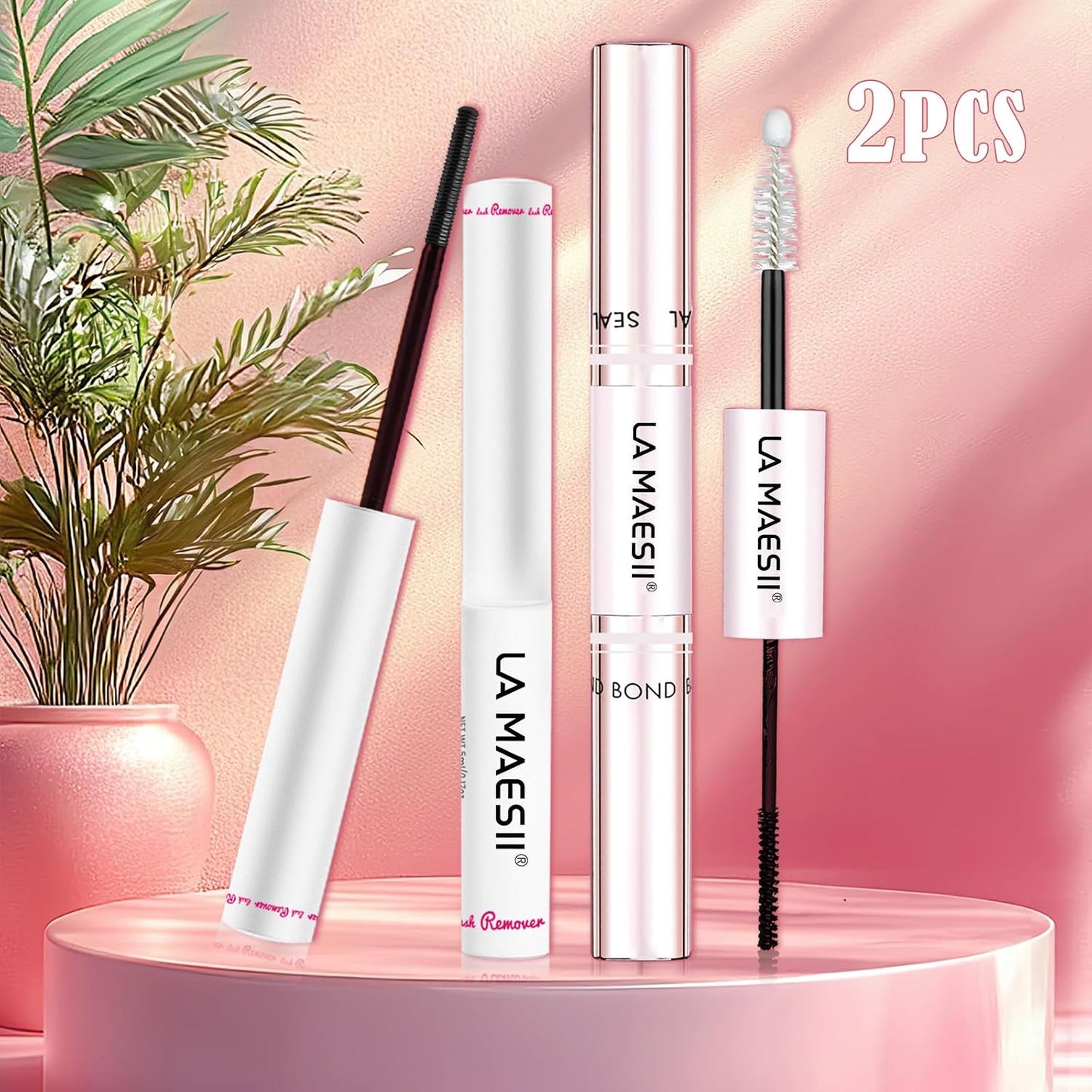 LA MAESII Lash Bond&Seal Remover Kit 3 in 1,Lash Cluster Glue Waterproof