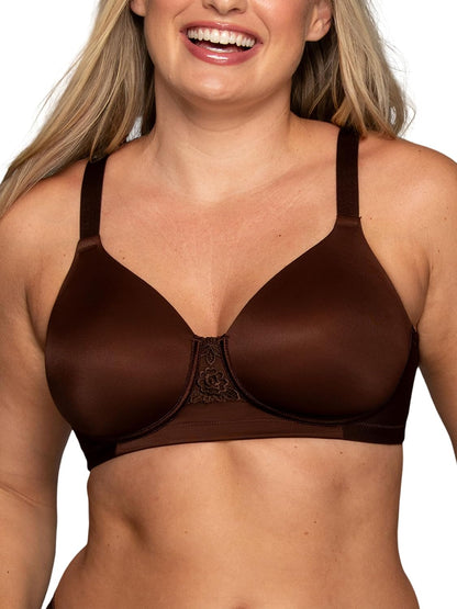 Vanity Fair Women's Full Figure Beauty Back Smoothing Bra, 4 Way Stretch Fabric, Lightly Lined Cups up to H