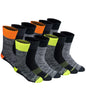 Dickies Men's Dri-tech Original Moisture Control Crew Socks, Available in M-xxl (6, 12, 18 Pairs)
