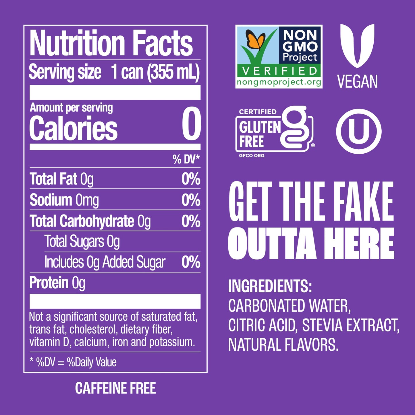 Zevia Zero Sugar Soda, Cola, 12 oz Cans (24-Pack) – Naturally Sweetened, Zero Calorie Sugar Free Soda - Non-GMO Project Verified, Gluten-Free, Vegan
