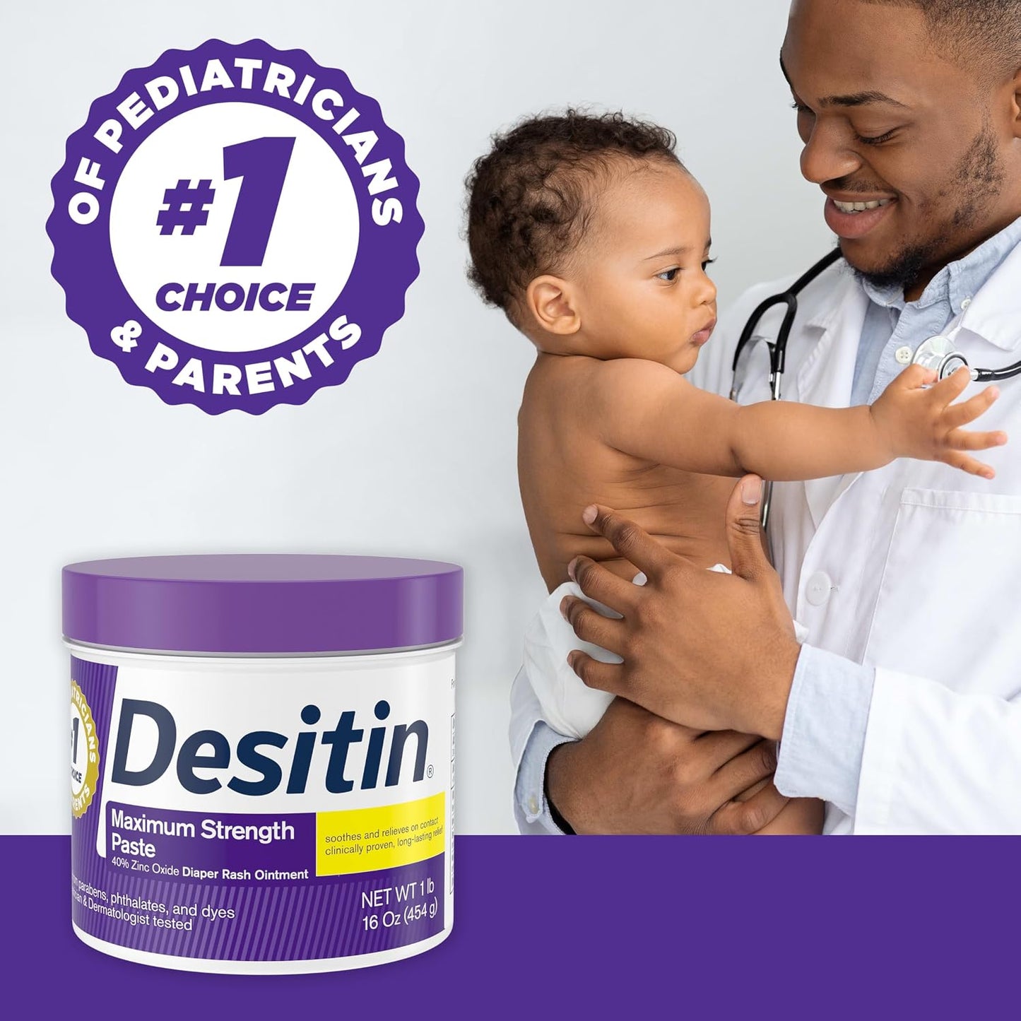 Desitin Maximum Strength Diaper Rash Paste, 40% Zinc Oxide, 4.8 oz