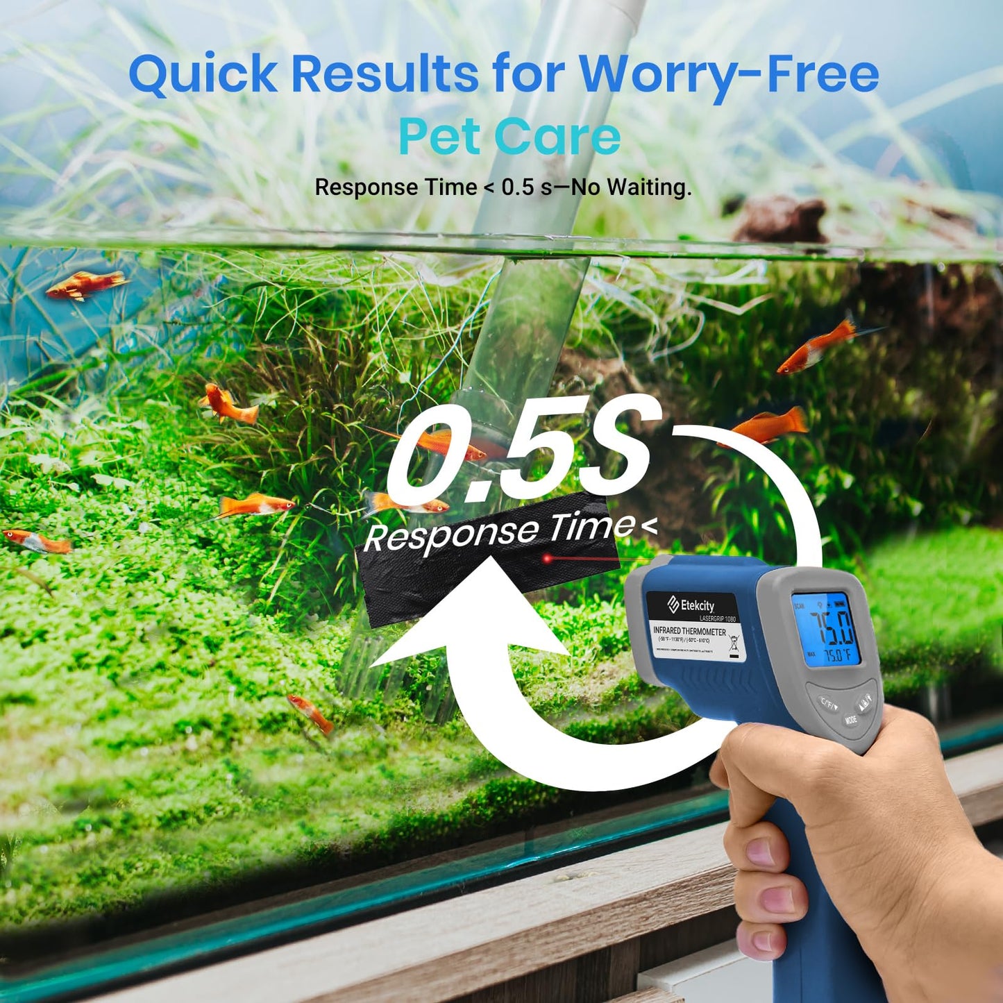 Etekcity Infrared Thermometer Laser Temperature Gun 774