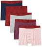 Amazon Essentials Men's Breathable Cotton Boxer Briefs, Tag-Free, Pack of 5