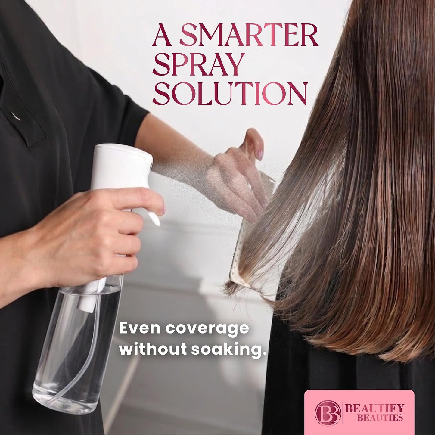BeautifyBeauties Continuous Spray Bottle for Hair, 6..8 oz Mister Spray