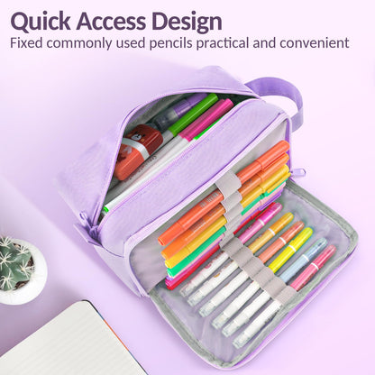 Sooez Original High Capacity Pencil Case, Big Pencil Bag Pouch Organizer