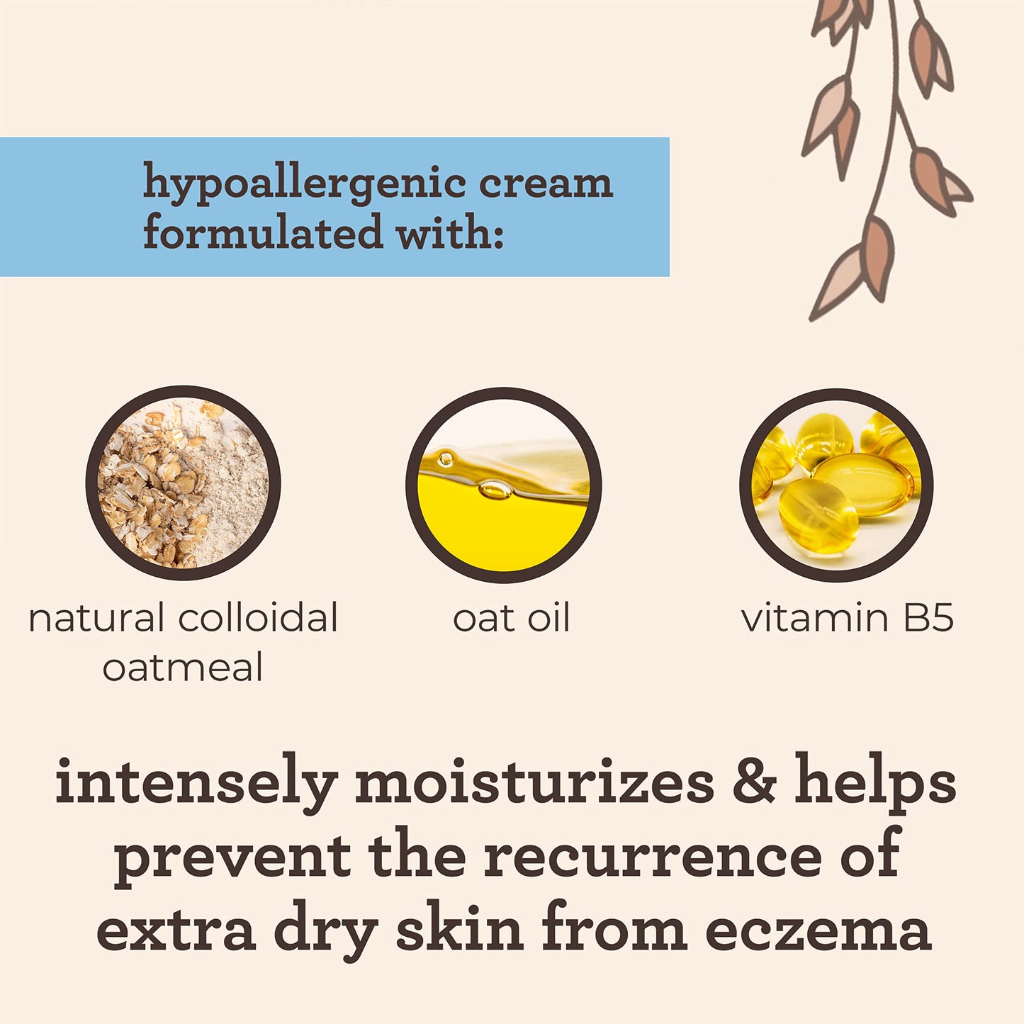 Aveeno Baby Eczema Therapy Moisturizing Cream for Dry, Itchy Skin, 7.3 oz