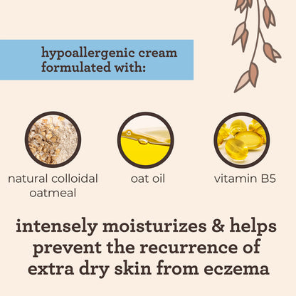 Aveeno Baby Eczema Therapy Moisturizing Cream for Dry, Itchy Skin, 7.3 oz