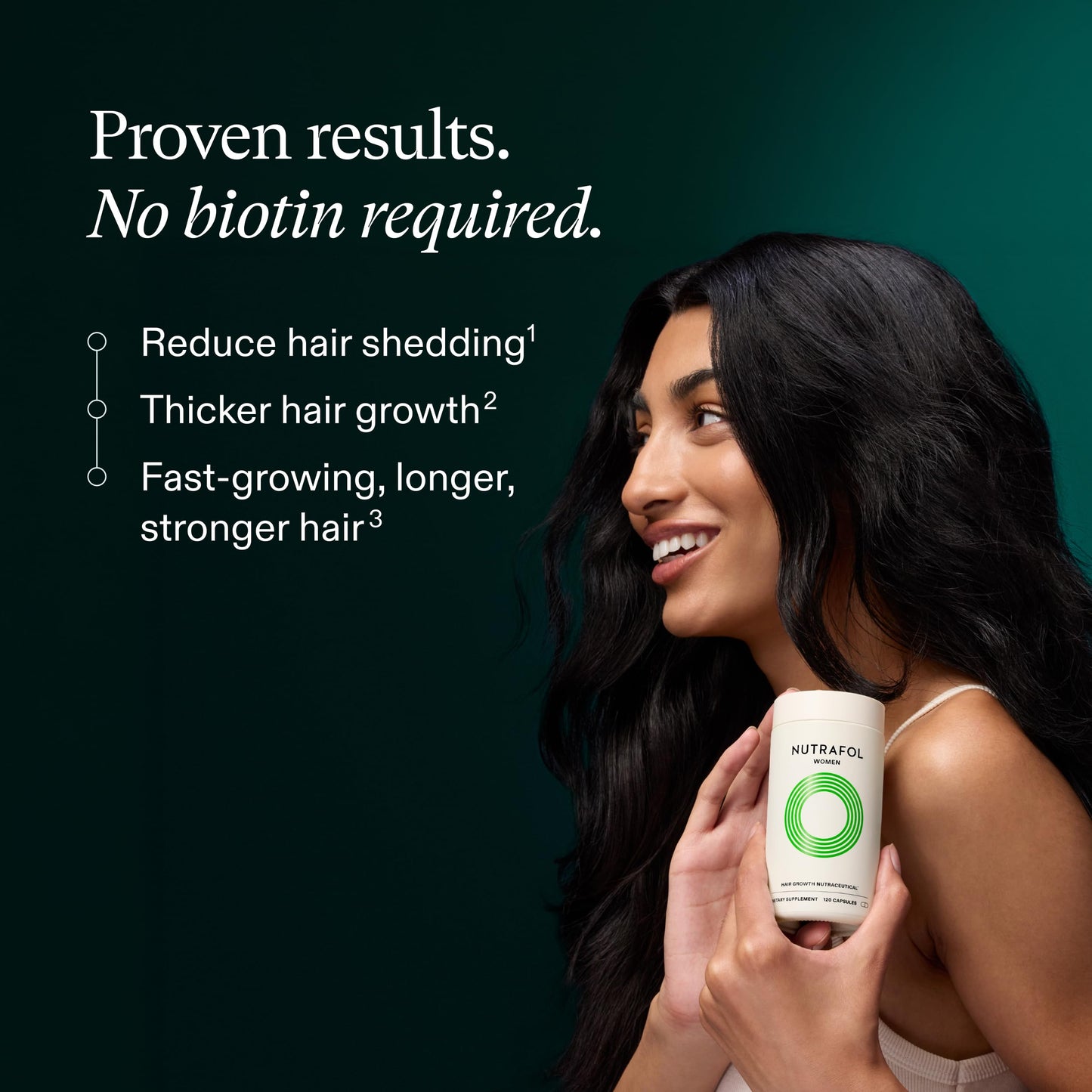 Nutrafol Women Hair Growth Supplements, Ages 18-44, 1-Month Bottle