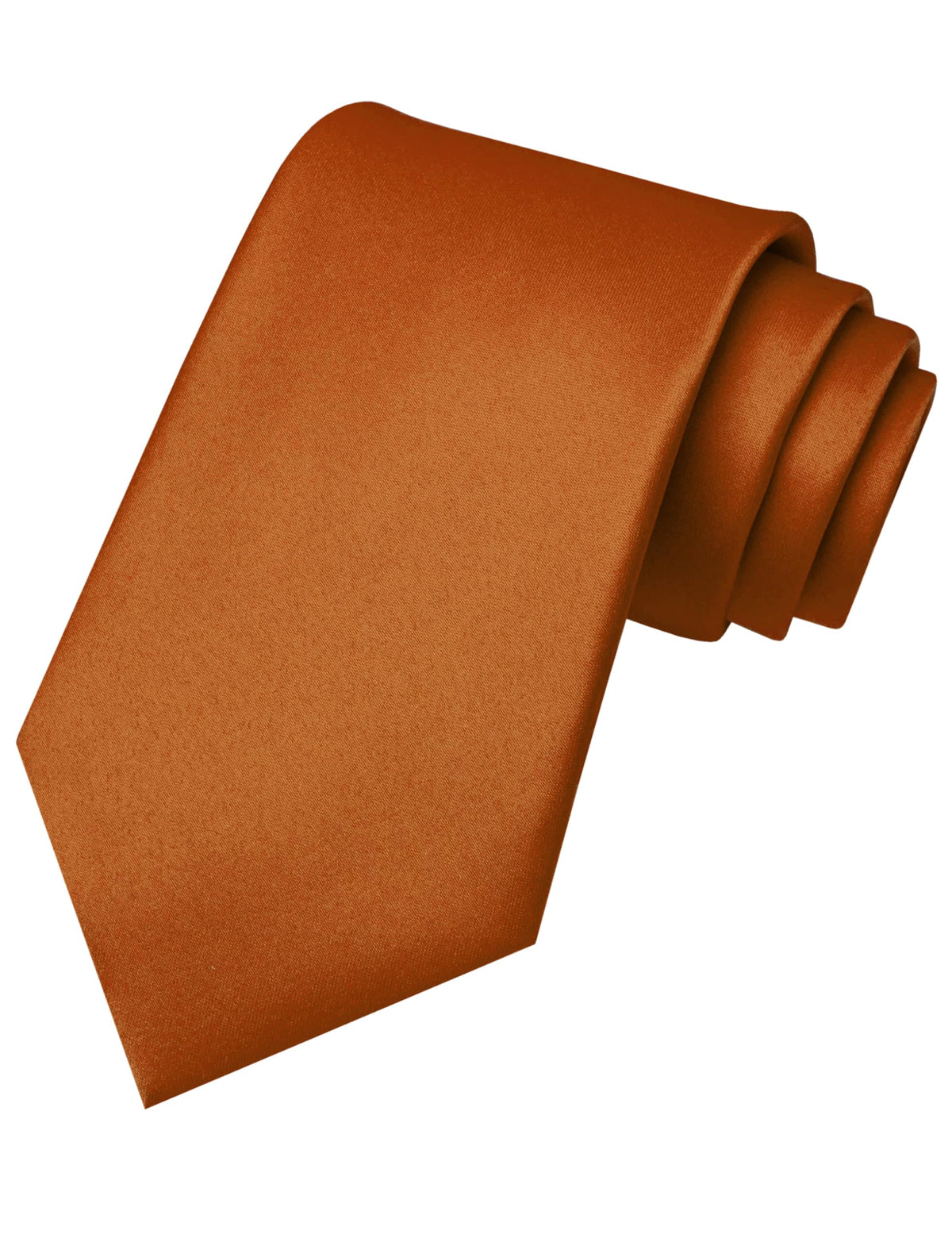 JEMYGINS Solid Color Tie Mens Necktie for Business and Wedding