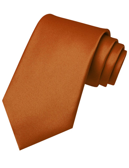 JEMYGINS Solid Color Tie Mens Necktie for Business and Wedding