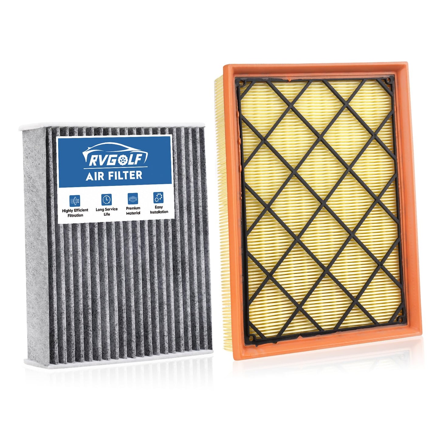 Engine+Cabin Air Filter Fit for 2014-2020 Rogue, 2017-2022 Rogue Sport