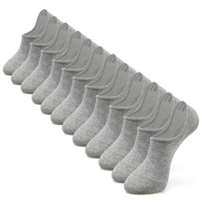 IDEGG Women & Men No Show Low Cut Anti‑Slip Casual Sports Running Socks