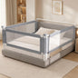 3-Piece King Size Bed Rail for Toddlers - Adjustable Baby Bed Rail Guard, Kids Safety Bed Rail for King Size Bed (78.7"x78.7"x74.8"-Grey)