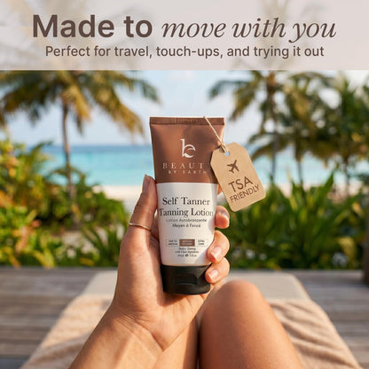 Beauty by Earth Self Tanner - USA Made with Natural & Organic Ingredients