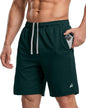Breathable Mesh Mens Athletic Shorts Loose-Fit Quick Dry Running Gym Shorts