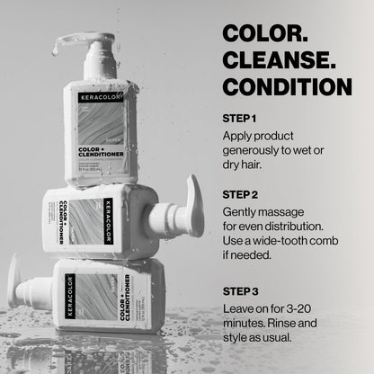 Keracolor Color + Clenditioner, Semi-Permanent Hair Color, 23 Shades