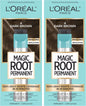 L'Oreal Paris Magic Root Permanent Hair Color Kit, 100% Gray Hair Coverage In Just 10 Minutes, Precision Brush Applicator for Seamless Application, 4 Dark Brown (2 Count)