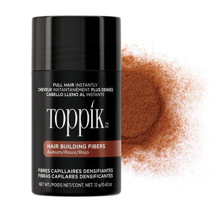 Toppik Hair Building Fibers, Fill In Fine or Thinning Hair Instantly Thicker, Fuller Looking Hair 9 Shades,4 size options