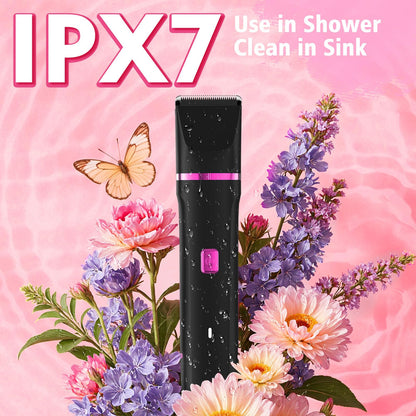 Risina 2-in-1 Bikini Trimmer for Women, Women's Electric Razor, Face Shaver