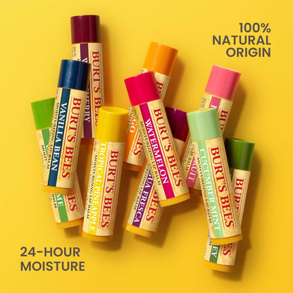 Burt's Bees Lip Balm, Pomegranate, 0.15 oz., 4 Tubes