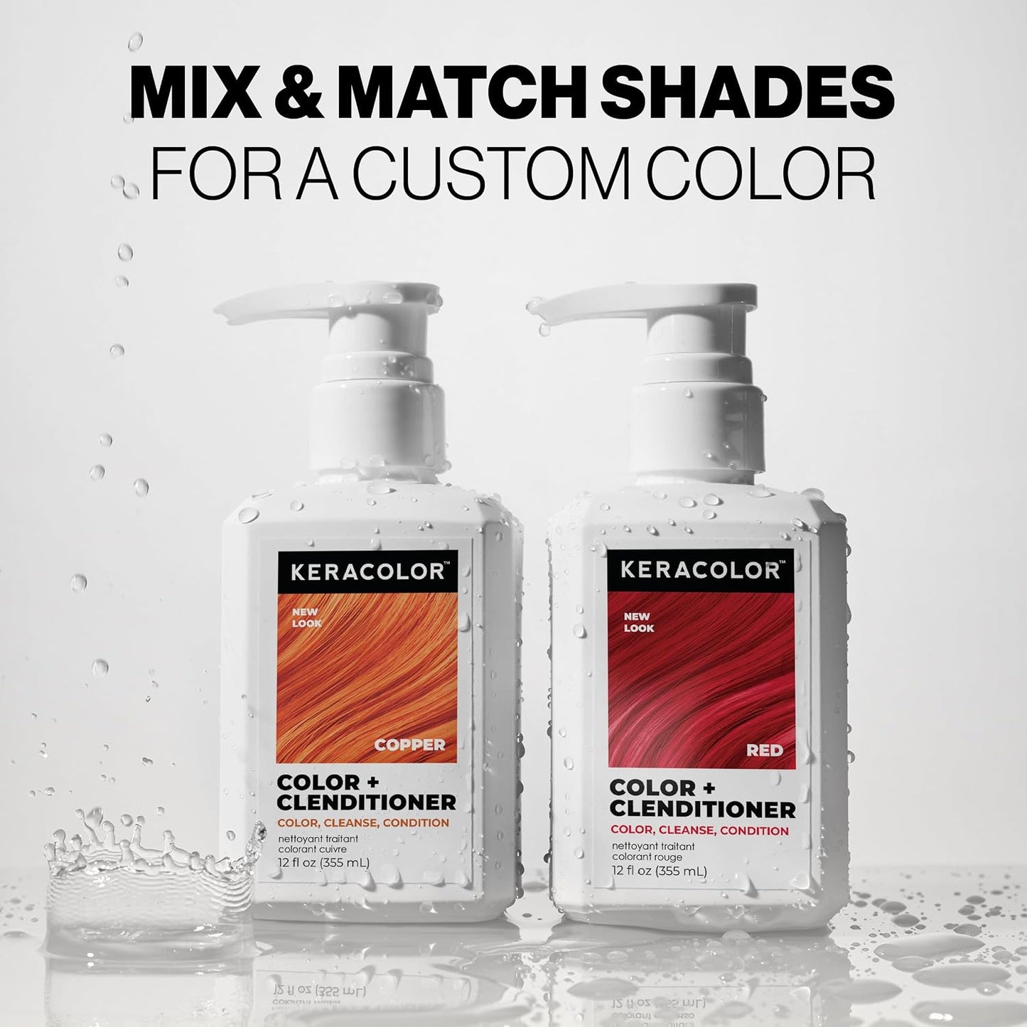 Keracolor Color + Clenditioner, Semi-Permanent Hair Color, 23 Shades