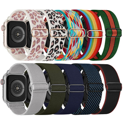 10 Pack Stretchy Bands Compatible with Apple Watch Band Women Men