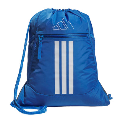 adidas Alliance Sackpack – Drawstring Backpack for Sports, Small Gym Bag, Preloved Teal Green/Black/3, OSFA