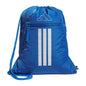 adidas Alliance Sackpack – Drawstring Backpack for Sports, Small Gym Bag, Preloved Teal Green/Black/3, OSFA